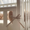 Set lenjerie Patut bebe din 6 piese, Ursulet crem (9)